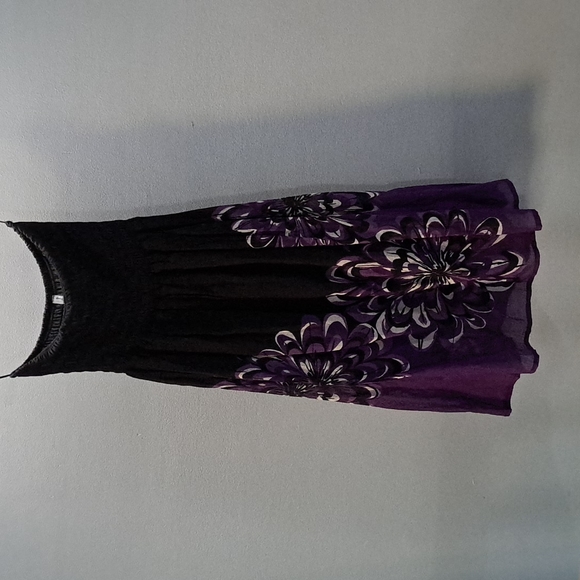 Purple Flower Sundress - Picture 1 of 4